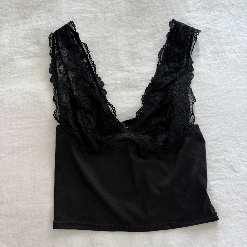 Elegant Black Lace Bralette